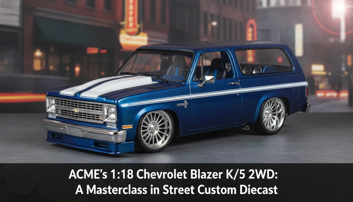 ACME’s 1:18 Chevrolet Blazer K/5 2WD: A Masterclass in Street Custom Diecast visual summary