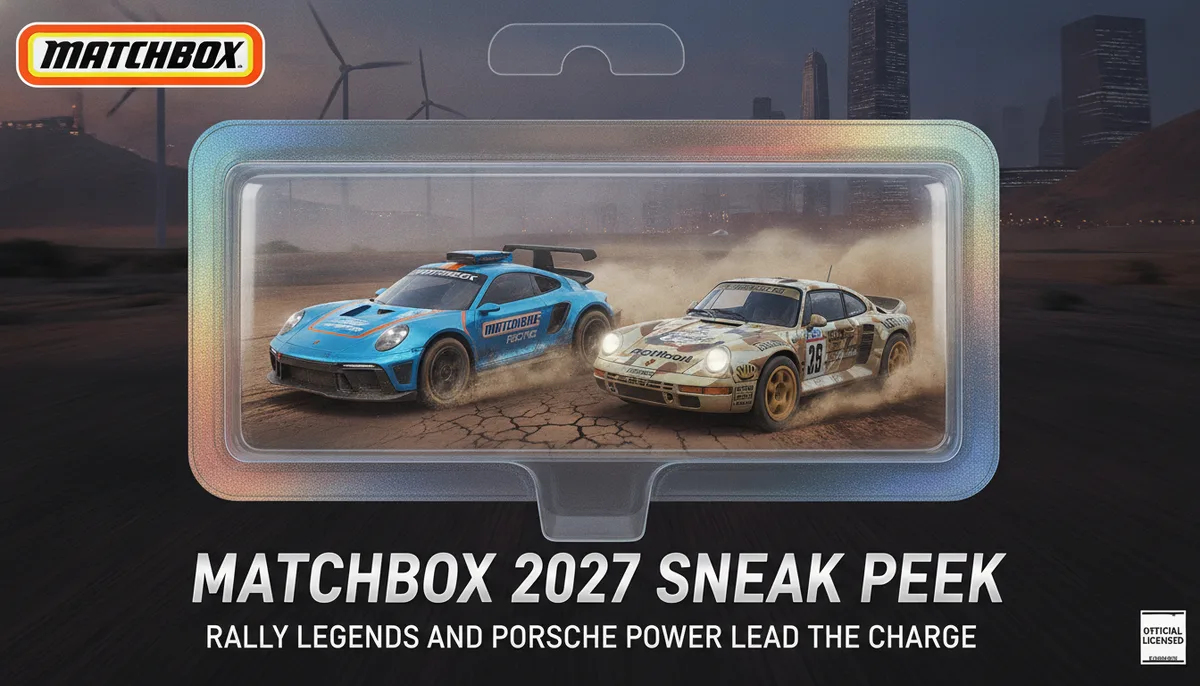Matchbox 2027 Sneak Peek: Rally Legends and Porsche Power Lead the Charge visual summary