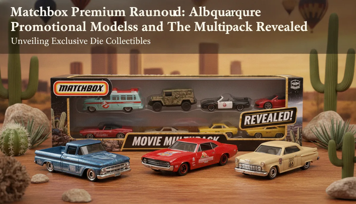 Matchbox Premium Roundup: Albuquerque Promotional Models and The Movie Multipack Revealed visual summary