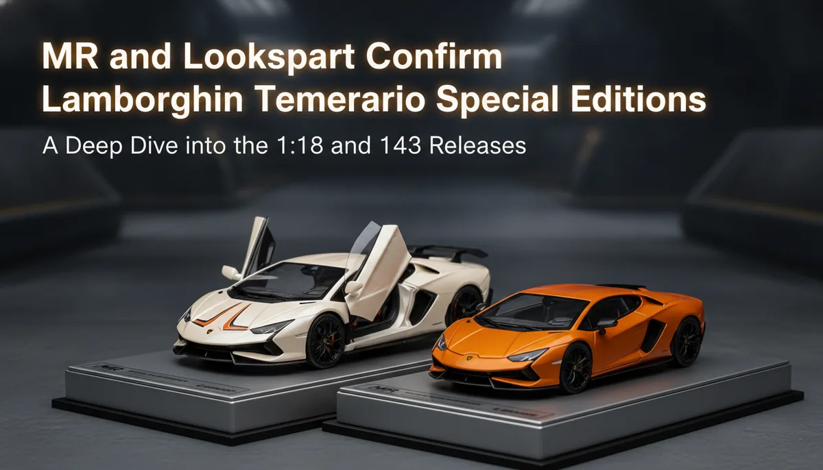 MR and Looksmart Confirm Lamborghini Temerario Special Editions: A Deep Dive into the 1:18 and 1:43 Releases visual summary